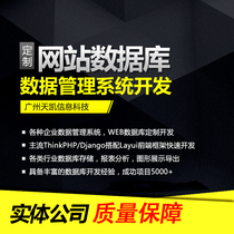 python PHP layui back-office enterprise management system custom development) database programming