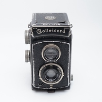 Germany 30 s Rollei dual anti camera Rolleicord Zeiss 75 4 5 dual lens antique genuine collection