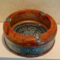 Solid Wood Restaurant Southeast Asia Style Ashtrays Creativity Personality European-style Living Room Thai Ashtrays Elephants Handmade Accessories