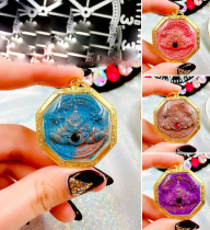 Thai Craft Card Buddha Truffle Authentic Bagle Tekaku Lekrela Cobalt Pendant Gold Plated Shell