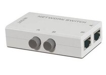 Maxtor MT-RJ45-2M Two-port mini network switcher Network sharer Internal and external network switching