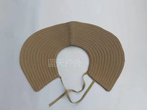 Thickened labor protection shoulder pads Old-fashioned yellow canvas construction site shawl Construction shoulder pads Reinforced heavy and hard shoulder pads