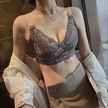 Underwear womens ultra-thin section big chest show small size to receive a pair of breast bra cover in summer is the citys official flagship store