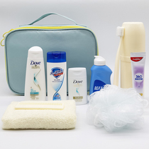 Mens and womens travel set toiletries waterproof storage contains portable shampoo sample long-distance driver gift