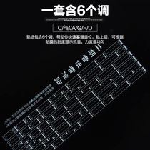 Beginner Erhu Yin Auxiliary Instrument Scale Sticker can be reused with 36cm 40cm 41cm