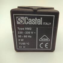 Italian Type HM2 Casto solenoid valve coil Castel220V ~ 230V 50-60Hz 8W