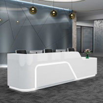 Bar counter cashier Counter table Commercial small welcome shop Clothing store Hotel paint atmosphere Reception desk