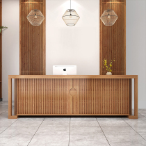 Modern minimalist light luxury cash register clothing store counter beauty salon bar company hotel front desk reception desk customized