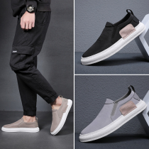 Boomer mens shoes Supreme set foot sails shoes mens 2022 new port lazy people One foot pedal to drive mens board shoes