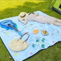 Outdoor travel Oxford cloth picnic mat field outing beach tent mat moisture-proof mat baby crawling mat