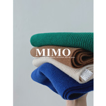 MIMO F W21 cashmere strong verdant cashmere wool knitted scarf