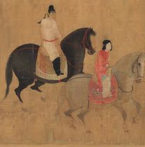 Song Zhaoji (Biography) A copy of Zhang Xuans wife of Guo Guos Spring Picture Volume ultra-high-definition electronic picture appraisal material