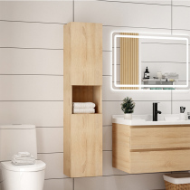 Bathroom side cabinet waterproof toilet side cabinet toilet narrow cabinet toilet storage rack hanging cabinet wall type