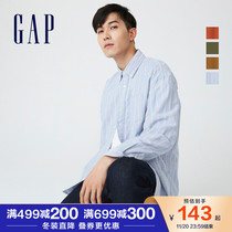 Gap Mens Women Commuter Casual Oxford Blouse 771296 2021 Autumn Winter New Loose Long Sleeve Top