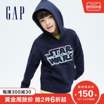 (Star Wars joint name) Gap boy luminous fleece hoodie 733477 2021 autumn and winter New sweater