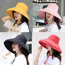 Small Crowdcap Peak Fisherman Hat Woman Han Version Spring Autumn Sun Hat Summer Wide Eatery Sunscreen