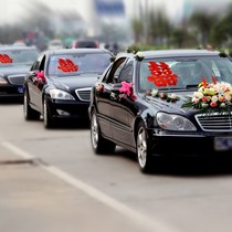 Wedding gifts vice-wedding car wedding room decoration bright light stickers paper-cutting stickers doors and windows