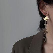Long Flow Su Earrings Woman 2022 New Tide Brief About Little Crowdline Personality Superior Temperament 100 Hitch Wear