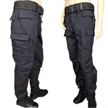 Training pants black grid training pants for men and womens security special forces summer tactical duty pants fat increase