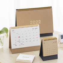 2022 unprinted style calendar simple literary large medium and small 2021 Calendar Calendar Calendar Calendar plan notepad desktop ornaments