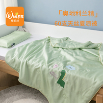 Heather summer cool by ice silk Childrens quilt Summer thin kindergarten air conditioning by summer nap Summer quilted by machine washable