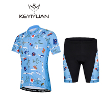 Childrens Money Riding Suit Winter Mens Short Sleeve Blouse Breathable Shorts Mountain Bike Riding Sports Gear