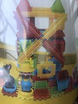 Hedgehog block block 2 - 3 - 6 years old large particle bucket fitted with childrens puzzle toy
