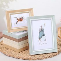 Modern simple and fresh photo frame table 5 inches 6 inches 7 inches 8 inches 10 inches A4 wall hanging picture frame photo frame
