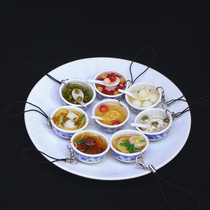 Creative Simulation Food Mobile Phone Chain Pendant Realistic Bowl Noodles Egg Noodles Beef Noodles Lanyard Chinese Wind Jewelry
