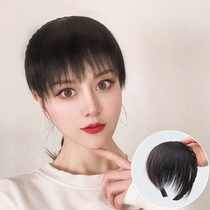 Juhang wig real hair bangs braids hair band broken Qi Bangs wig female incognito cover white hair natural repair face