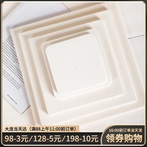 White square thickened birthday cake bottom bracket 4-10 inches coated food jam tray gasket cardboard 10