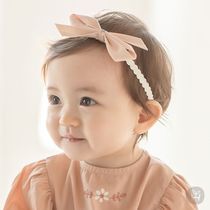 Korean baby girl bow hair band Spring and summer hair band Baby girl hair accessories headdress Princess infant hair band