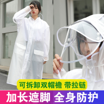 Rainjacket long full-body transparency protection single adult thickening hiking package fashion clothing