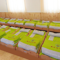 Kindergarten six-piece cotton Kindergarten childrens futon Kindergarten quilt Three-piece cotton core quilt cotton