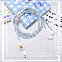 The Cubs apply the Apple Huawei headphone protective sheath OPPOvivo laser Xiaomi headphone anti-snapping glory 60