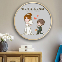 Cross stitch couple love series newlywed wedding wedding room wedding series small pieces 2021 new thread embroidery diy