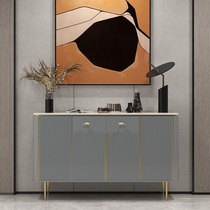 Light luxury entrance cabinet Shoe cabinet door-to-door designer living room modern simple marble storage wall dining side cabinet