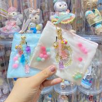  New Korean mesh ball ball candy Cute sweet fresh multi-purpose girl heart storage bag coin purse
