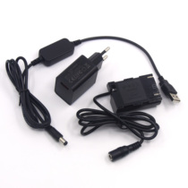 ACK-E6 line LP-E6 false battery DR-E6 to USB charging treasure applicable canon 5D2 5D3 60D 6D 7D