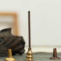 Huitong incense holder Golden small incense holder Small gourd incense insert incense burner plate incense holder wire incense mini copper incense holder