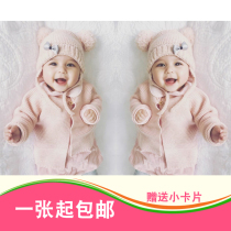 Dragon and Phoenix baby portrait poster wall sticker baby pictorial cute doll Picture Wall with pregnant woman twin child painting