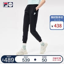 FILA FUSION FILA TIDE brand womens pants knitted trousers 2021 autumn new street sports drawstring leg guard pants