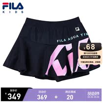 FILA KIDS FILA childrens clothing childrens trouser skirt 2021 summer new girls fashion middle and large childrens sports swimming trunks