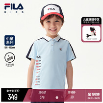 FILA KIDS Filaboy dress Mens short sleeves POLO Shirt 2022 Summer new Child cool sensation Sport T-shirt