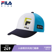 FILA KIDS Childrens baseball cap Mens and womens hats 2021 Autumn visor primary school student cap