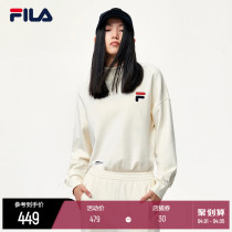 FILA Filatte official womens headwear sweatshirt 2022 spring new casual trendy fashion half-high collar short
