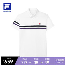 FILA ATHLETICS FILA MENs POLO shirt 2021 autumn new tennis short-sleeved top