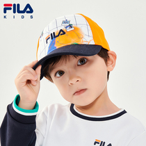 FILA KIDS baby baseball cap 2021 Winter new childrens kindergarten fashion casual sun hat