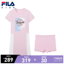  FILA KIDS FILA girls summer clothes 2021 new net celebrity western style childrens dress medium and large virgin skirt