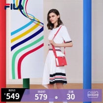 FILA Phila Le official womens dress autumn 2021 New slim fashion casual sports dress